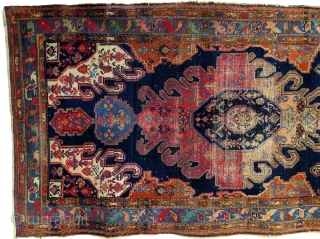 Collector's item.
Antique Hamadan/Bakshaise 1920.
268 x 130 Cm. 9ft. x 4.3 ft. 
Gymyl design, also called Kabala design.

Original from the north Caucasus;Derbent and the 18th century. 
This design was later made in the  ...