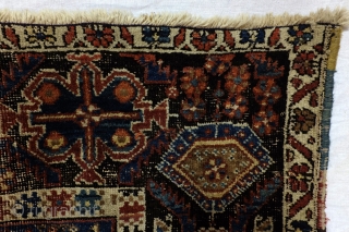 Afshar nomads, 20th. century  rug. 
184 160 Cm.  6.1 ft. x 5.3 ft. 
Worn, shabby chique, AS IS, 120 years old, no need to repair, great as an object of  ...