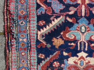 Antique Kurdish NW-Persian narrow Runner 308 x 84/76 cm., 10' 1" x 2'9"/2'6". Good pile all over, all natural dyes, with a narrow width of 2' 6", widening to a 2' 9"  ...