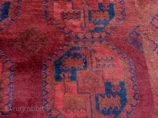 Ersari afghan main rug,ca. 1930, 320  x 220 cm., 10'6" x 7'3". With good pile and in very good condition and with original kilim endings and selvedges. One kilim ending with  ...