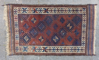 Baluch rug 152 x 89 cm., ca. 1900.                         