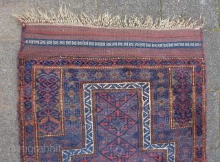 Baluch prayer rug, 138  x 92 cm., good pile, all natural dyes, no repairs.                  