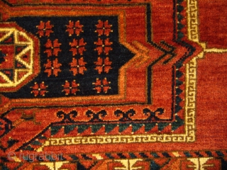 Ersari torba with stilled design and in great condition, 44 x 168 cm., all good dyes.                 