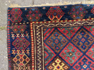 Antique Jaf Kurd bag front, 53 x 82 cm., with full, thick pile and with all natural dyes. robvanwieringen@telfort.nl              