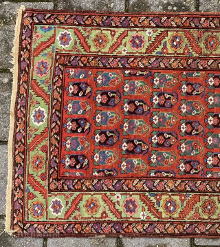 Antique Bakhshaiesh Rug, 232 x 93 cm., ca. 1900. Former private collection of mr. Gans, co-writer of the Gans-Ruedin rug books.            