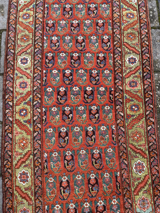 Antique Bakhshaiesh Rug, 232 x 93 cm., ca. 1900. Former private collection of mr. Gans, co-writer of the Gans-Ruedin rug books.            