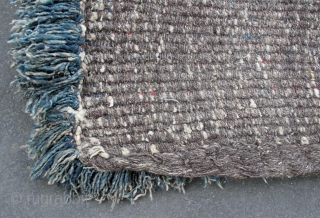 Warp Faced Back Tibetan Pile Carpet  (TC02)
33”  x  36”	 

Warp-faced back carpet from the Wangden Valley of central Tibet.
Yak hair warp with wool pile mat with natural dye and  ...