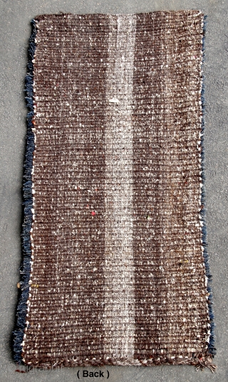 Warp Faced Back Tibetan Carpet  (TC07)

33”  x  66”   
Warp-faced back carpet, “Wangden” - Central Tibet.
Yak hair warp with wool pile Khaden and fringe borders.
Traditionally these were made  ...