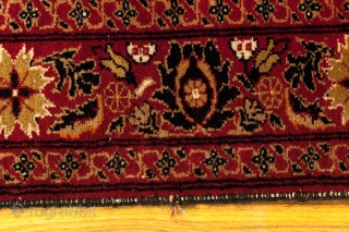 A pictorial rug with the colors of a Balouch but a finer weave on a cotton foundation.  I've asked several people to help identify it but the best we can come  ...