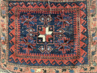 1’11” X 4’2” Double bag, Baluch, Iran/Afghanistan. $400.00, will re-clean and pay postage in US.
Please email office@mannrugs.com
(#11985)                