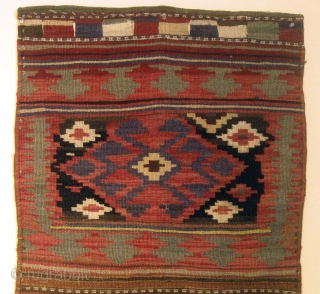 Veramin, Iran, Half Saddle Bag
Wool, natural and synthetic dyes
1940
45.5 x 25 inches (115.5 x 63.5 cm)                 