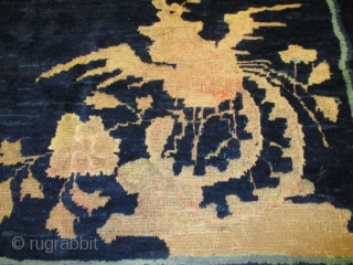 #7328 Antique Peking Chinese Rug 6’4″ X 8’5″
$6,500.00
Size: 6’4″ x 8’5″
(195cm x 259cm)

Age: Last quarter 19th century
https://antiqueorientalrugs.com/product/7328-peking-chinese-rug/                