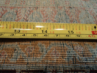 This circa 1880 silk Sivas prayer rug #7297 measures 4’2’ X 5’5’. It is the coupled column variety on a turquoise ground with a nice abrash running through it.  The spandrels  ...
