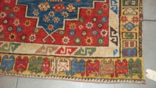 #7121 Antique Konya Turkish Rug 
Size 4’8″ x 12’10”
(146 x 395 cm). 
Age: Circa 1870
https://antiqueorientalrugs.com/product/7121-antique-konya-turkish-rug/                  