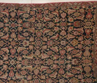 

#5454 Karabaugh Antique Caucasian Rug 
This mid 19th century Karabaugh antique Oriental rug measures 6’7” X 12’2”. It has a mid 18th century design. It is a modified Herati design where the  ...