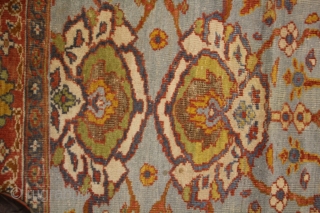 MAHAL CARPET, LATE 19TH CENTURY
Overall- 115" x 202 1/4"                        