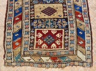 An Antique East-Anatolian Yuruk rug from the Gaziantep region, around 1910/20
A few areas of wear and repair.                