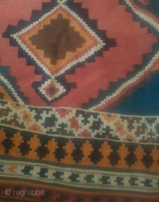 Antique Qashqai melki, size: 240 x 145 cm. In good condition                      