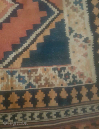 Antique Qashqai melki, size: 240 x 145 cm. In good condition                      