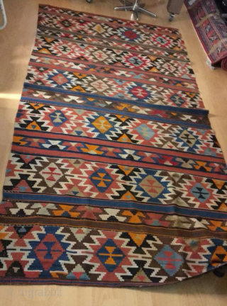 kelim - kilim: size: 260 x 130 cm                         