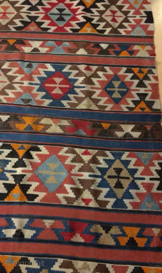 kelim - kilim: size: 260 x 130 cm                         