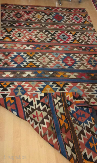 kelim - kilim: size: 260 x 130 cm                         