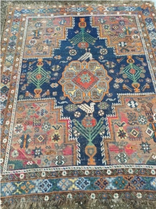 Fine Afshar 191 x 159 cm , Soft with lovely shiny wool                     