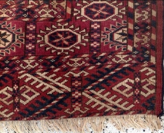 Bokhara size: 102 x 96 cm, good condition                         