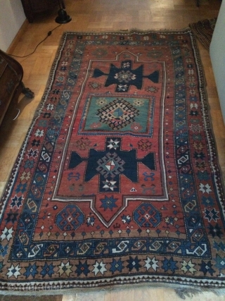 Caucasian, All natural dyes, in good condition 
Size: 150 x 240 cm                     