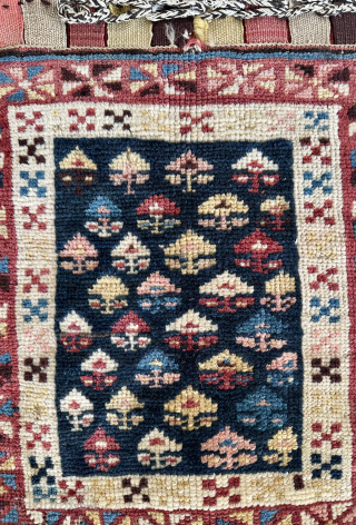 Antique South Caucasus saddle bag woven with different techniques. Circa 1900s. Rare and collectible item. Contact: rohat_berk_kartal@hotmail.com                