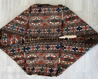 Antique Caucasus Sumak mafrash bedding bag. Shahsavan origin. Available. Contact: rohat_berk_kartal@hotmail.com                      
