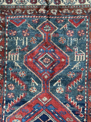 Magnificent Hastharud Shirvan runner from Caucasus. Date is inscripted as (1347) 1928. Size is 98 x 400 cm. In full pile great condition other than two visible repairs. Foundation is cotton. Highly  ...