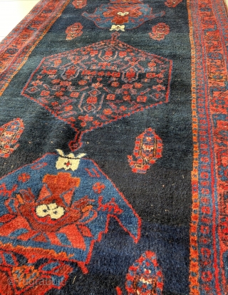 Kurdish Kolyani carpet from Mahabad. Last Quarter of 19th Century. Full pile excellent condition. 130 x 240 cm / 4.26 x 7.87 feet. Great piece. DM for details.     