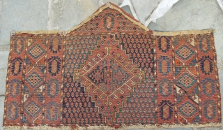 Early 19th century heptagonal Ersari Asmalyk in excellent condition, 50" X 30" [127 X 76 cm]                 