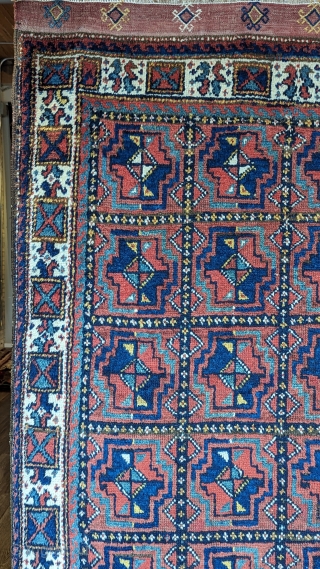 Antique Kurd Rug, from E.Persia, circa 1920 or before with a wonderful range of natural dyes, in excellent condition for the age with a unique design. size 4 by 7, you can  ...