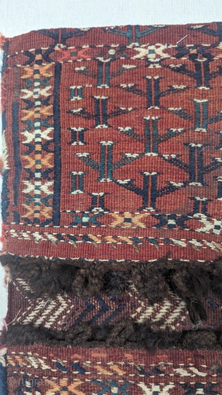 Antique small Yomut kilim khorjin, circa 1920 or before with a wonderful range of colors and a unique size, in excellent condition. you can directly contact us at rubiadarya@mymts.net    