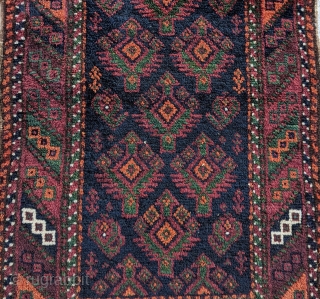 Wishing you all a Happy New Year!

A Dynamic Antique Sistan Baluch Balist from W.Afghanistan, late 19th century, a wonderful range of natural dyes with lustrous wool, silk highlight, in excellent condition size,  ...