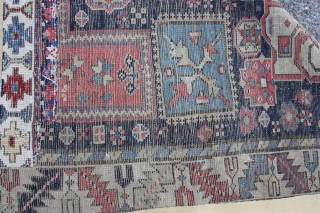 Antique Shirvan Rug


	
Category: 	Antique
Origin: 	Caucasian 
City/Village: 	Kuba
Size cm: 	83 x 163
Size ft: 	2'9'' x 5'5''
Code No: 	R5165
Availability: 	In Stock


This rug is over hundred years old and some minor damage and cut and  ...