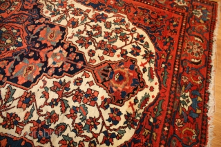 Antique Persian Bidjar Rug,
Size cm:200 x 130
Size ft:6'8 x 4'4
Code No:R6472
Availability:In Stock, This rug is around 75 to 80 years old and very good condition.Only have one small hole.please ask cost for  ...