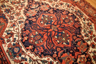 Antique Persian Bidjar Rug,
Size cm:200 x 130
Size ft:6'8 x 4'4
Code No:R6472
Availability:In Stock, This rug is around 75 to 80 years old and very good condition.Only have one small hole.please ask cost for  ...