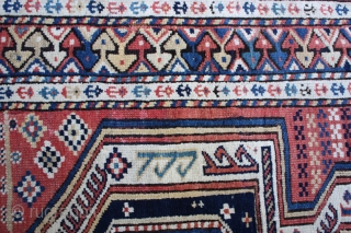 Antique Shirvan Rug,

Size cm:183 x 110,
Size ft:6'1 x 3'8,
Code No:R5103,
Availability:In Stock,
This rug is over hundred year’s old and very good condition.            