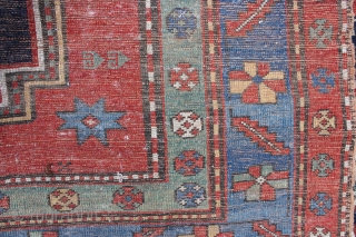 Kazak Rug


Category: 	Antique
Origin: 	Caucasian 
City/Village: 	Kuba
Size cm: 	173 x 235
Size ft: 	5'9'' x 7'10''
Code No: 	R4873
Availability: 	Sold



This rug is over hundred years old and some minor damage      