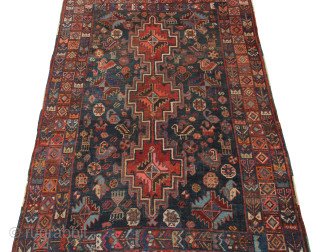 Khamseh Rug,South West Iran, Circa:1920. Size: 175cm by 115cm. Please send me directly mail. mian4bro@gmail.com                  