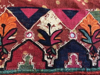 Indian textile Pair size 7 x 2                          