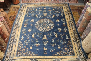 1880 Chinese Peking Rug. Rare and collectible came from private collection. Excellent condition size:8 x 11                 