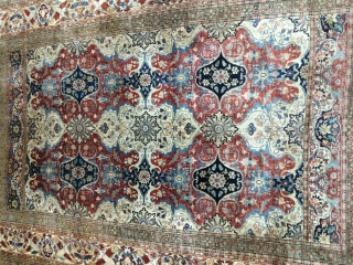 Silk Tabriz Size 4.5 x 6.3 Excellent condition.                         