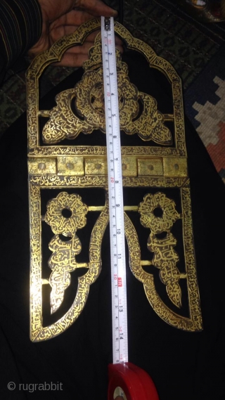 A Beautiful & rare old Gold plated Quran Stand.                        
