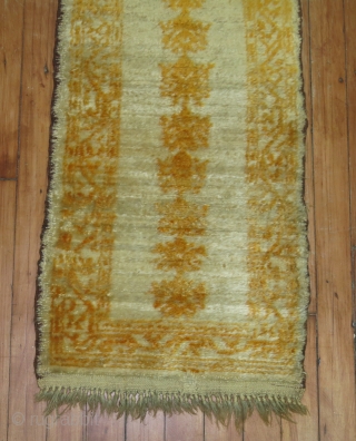 Antique Angora Turkish Oushak Size 1'3''x5'6''.  Mint Condition.

                        