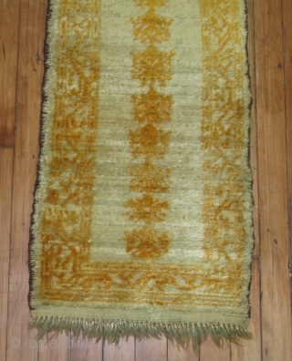 Antique Angora Turkish Oushak Size 1'3''x5'6''.  Mint Condition.

                        