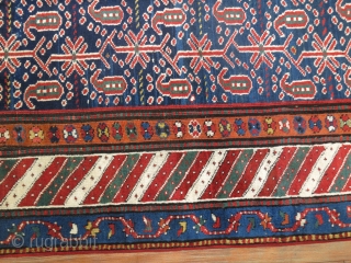 Antique Kurdish 4'x8'8'' Dated. excellent untouched condition.

                          